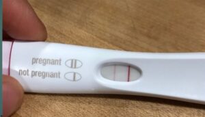 Pregnancy test at home